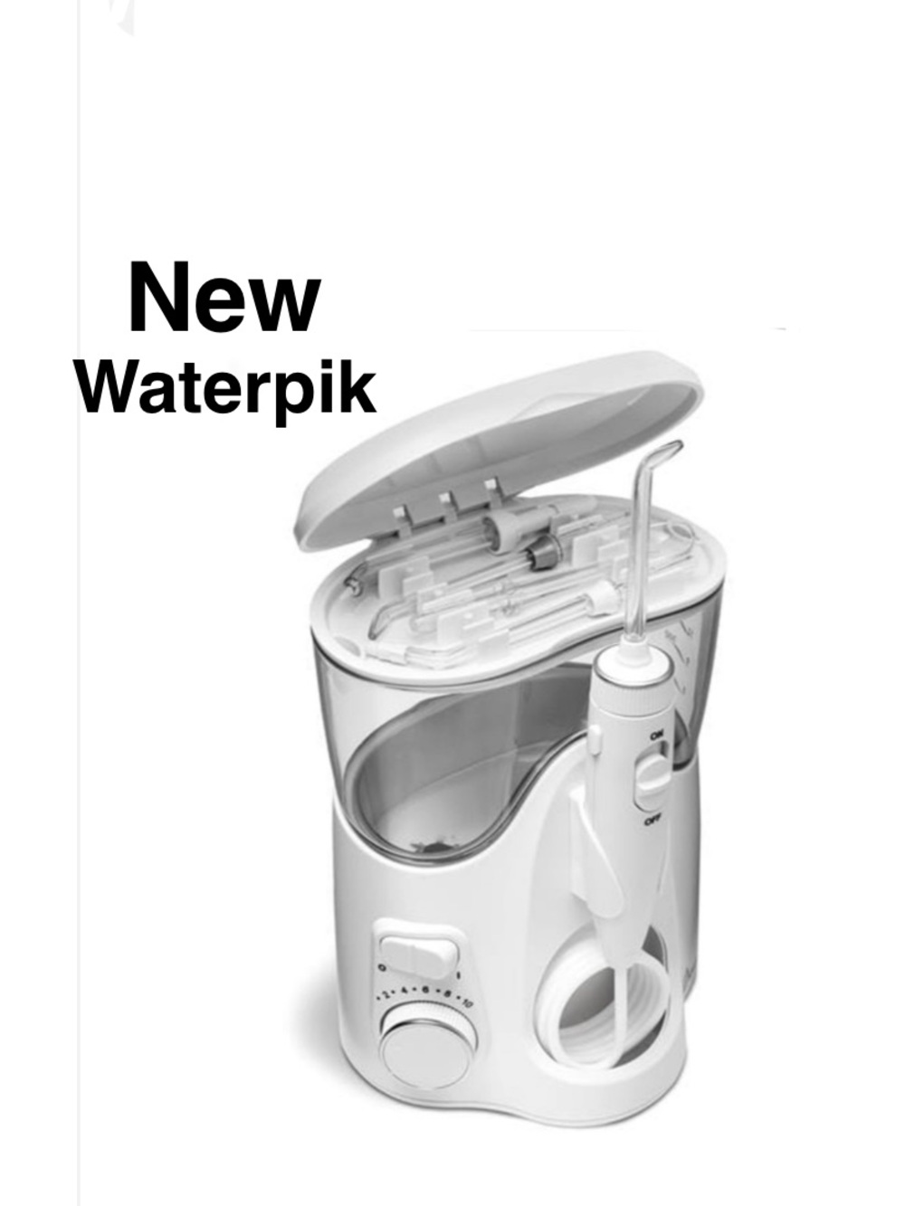 New Waterpik Water Flosser Ultra Classic & 5 tips White no box⭐️⭐️⭐️⭐️